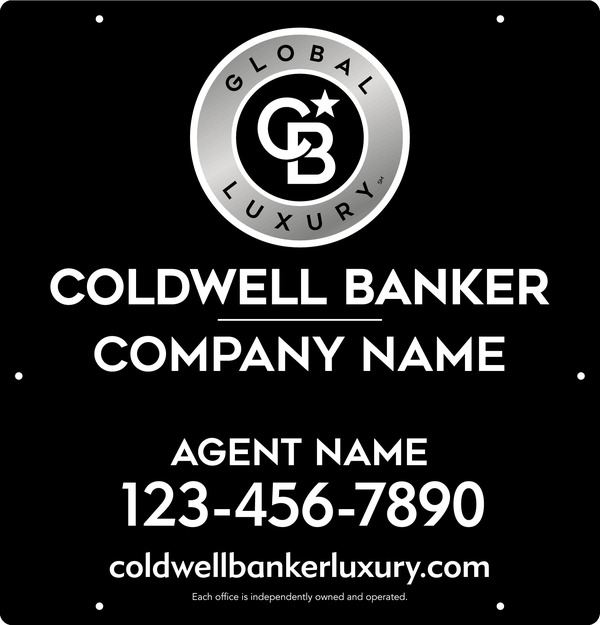 Agent Hanging Sign Panel, 25h x 24w, 3MM Aluminum Composite