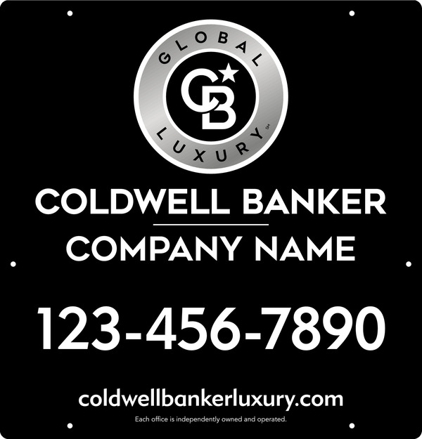 Office Hanging Sign Panel, 25h x 24w, 3MM Aluminum Composite