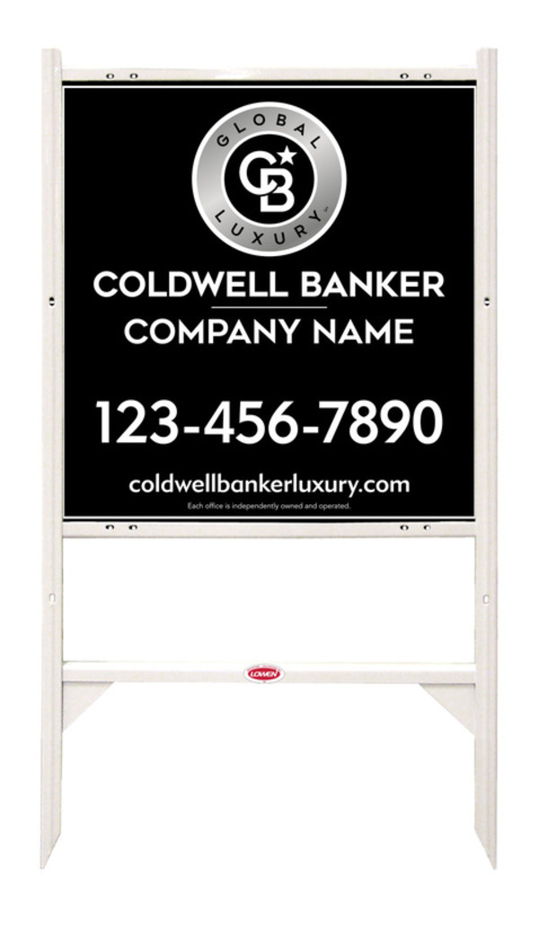 Angle Iron Frame and Office Sign Panel Unit, 25h x 24w, 3MM Aluminum Composite