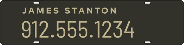 Steel Agent Name Rider 6x24 Gold Standard - Century 21 | Lowen Sign