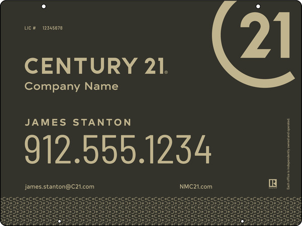 Steel Hanging Panel 18x24 DF - Century 21 | Lowen Sign