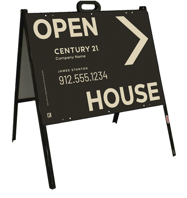 Steel Open House A-Frame Unit 18x24 - Century 21 | Lowen Sign