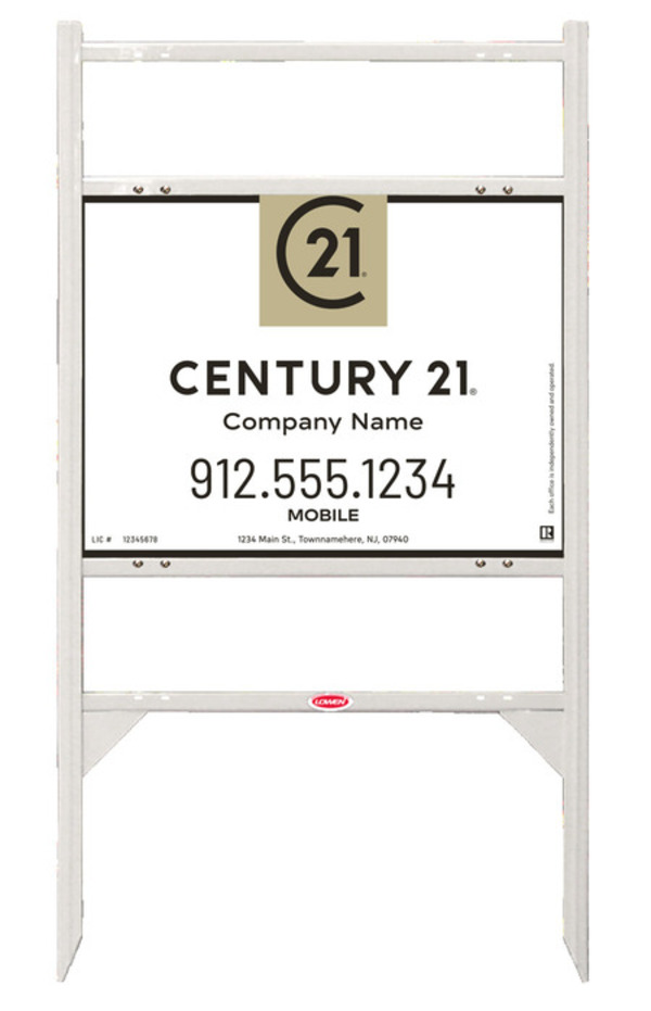 Thor Frame 18x24 Aluminum Dual Rider Office Standard - Century 21 | Lowen Sign