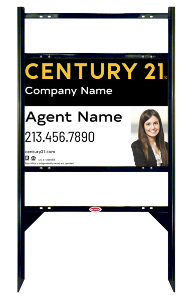 Thor Frame 18x24 Steel Agent White - Century 21 | Lowen Sign