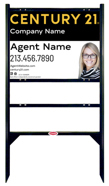 Thor Frame Unit 18x24 Steel Single Rider Select Office - Century 21 | Lowen Sign