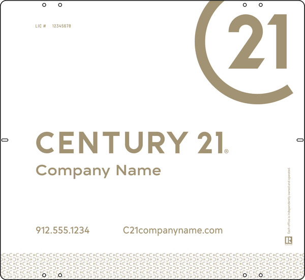 Reflective Sign Panel DF, 22h x 24w, 3mm Aluminum Composite