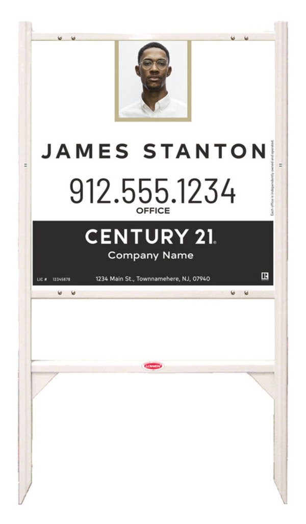 Gibraltar Frame 24x24 Aluminum Agent Photo Centric Sales - Century 21 | Lowen Sign