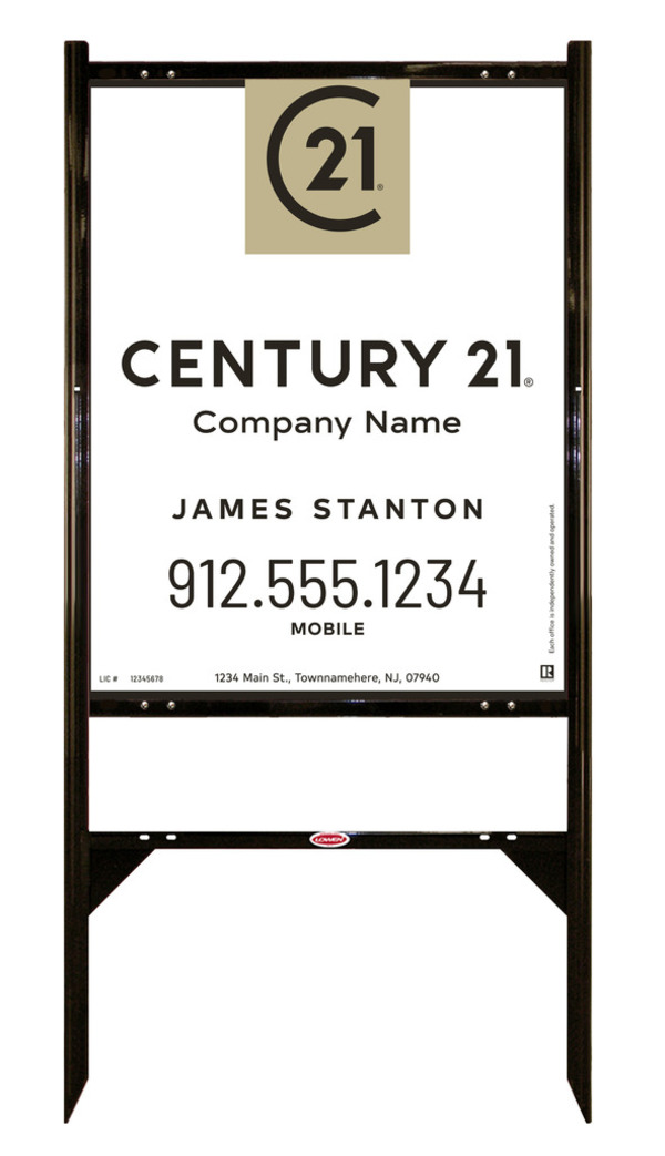 Gibraltar Frame 30x24 Steel Agent Office - Century 21 | Lowen Sign