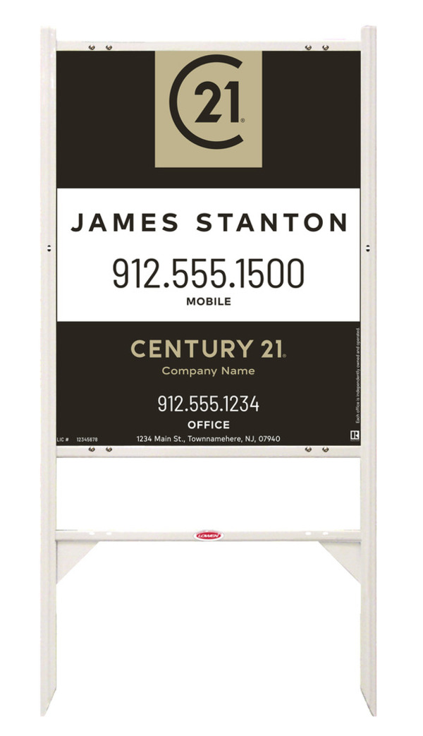 Gibraltar Frame Unit 30x24 Aluminum Agent Centric Property - Century 21 | Lowen Sign