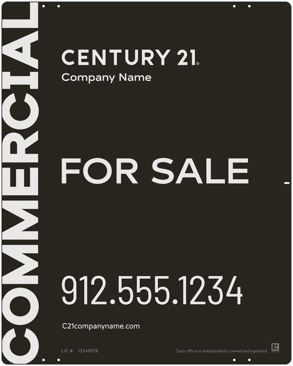 Century 21 Commercial Office Panel 30x24 Aluminum - C21 | Lowen Sign