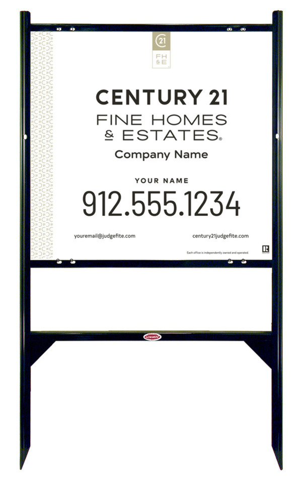 Angle Iron Frame and Sign Panel Unit, 22h x 24w