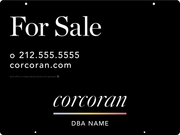 Office Hanging Sign Panel, 18h x 24w, 3MM Aluminum Composite