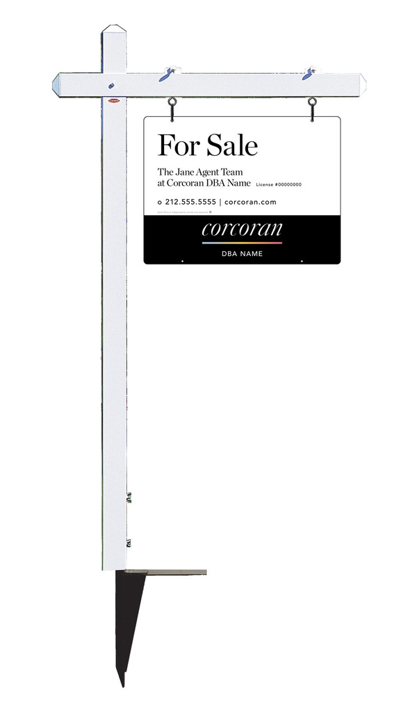 Sign Post and Team Name Sign Panel Unit, 18h x 24w, .063 Aluminum