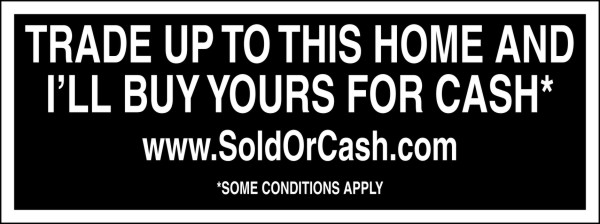 Real Estate Sign Panel with vertical flutes printed on two sides, 4mm Corrugated Plastic 9h x 24w