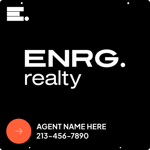 Agent Name Hanging Sign Panel, 24h x 24w, 3MM Aluminum Composite