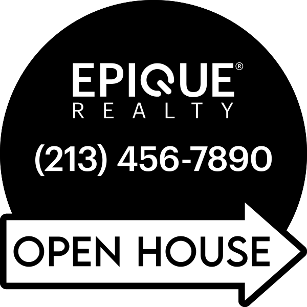 Directional Office Open House Cut to Shape sign Panel, 18h x 24w, 4mm Corrugated Plastic