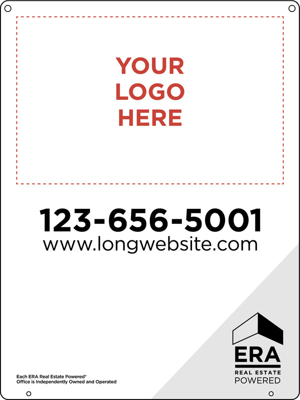 Hanging Logo Sign Panel, 24h x 18w, Steel