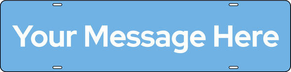 Custom Copy Sign Rider, 6h x 24w, Steel