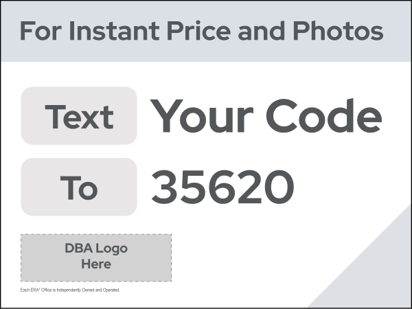 For Instant Price Sign Panel, 18h x 24w, 4mm corrugated plastic