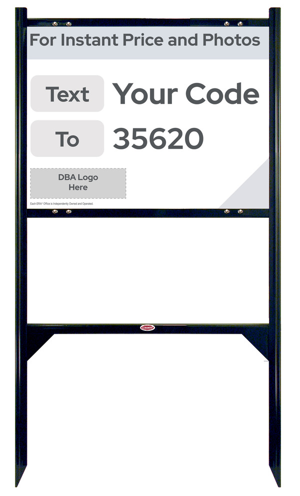 Angle Iron Frame and For Instant Price Sign Panel Unit, 18h x 24w, Steel