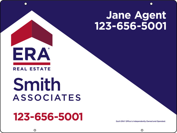 Hanging Agent Sign Panel, 18h x 24w, Steel