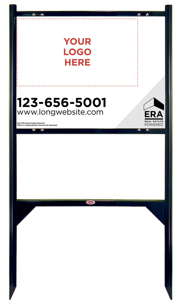 Angle Iron Sign Frame and Logo Panel Unit, 24 GA steel 18h x 24w