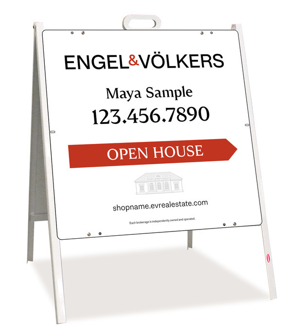 Steel A-frame Sign Unit, 24h x 24w