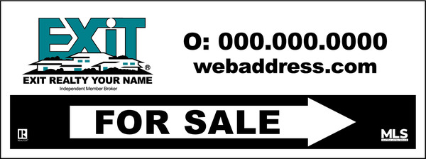 Corrugated Plastic Panel, 9h x 24w