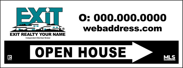 Corrugated Plastic Panel, 9h x 24w