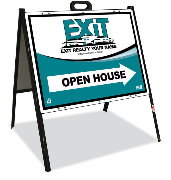 Steel A-Frame Sign Unit, 18h x 24w