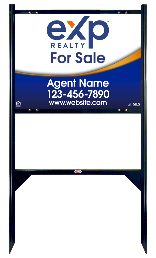 Angle Iron Frame and Agent Sign Panel Unit, 18h x 24w