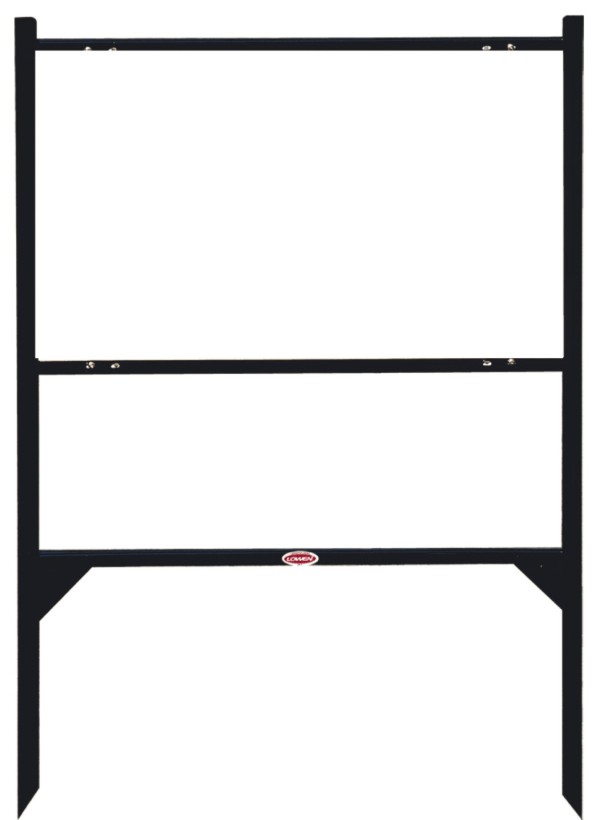 Real Estate  Angle Iron Sign Frame, 18h x 30-w Black