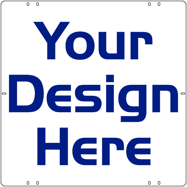 Real Estate Sign Panel, 24 GA Steel 24h x 24w