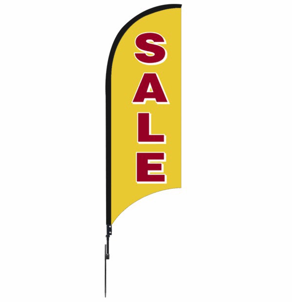 retail sale feather flag unit, 9-foot