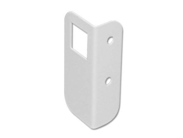 Real Estate Sign Hardware White Yard Box Bracket for Stake