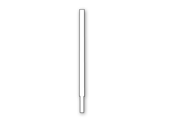 real estate tube sign stake extender, 24 white