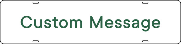 Custom Copy Sign Rider, 6h x 24w, 3MM Aluminum Composite