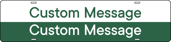 Custom Copy Sign Rider, 6h x 24w, 3MM Aluminum Composite