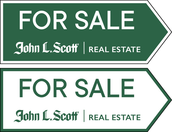 Directional  Office For Sale Sign Panel, 9h x 24w, 4mm Corrugated plastic