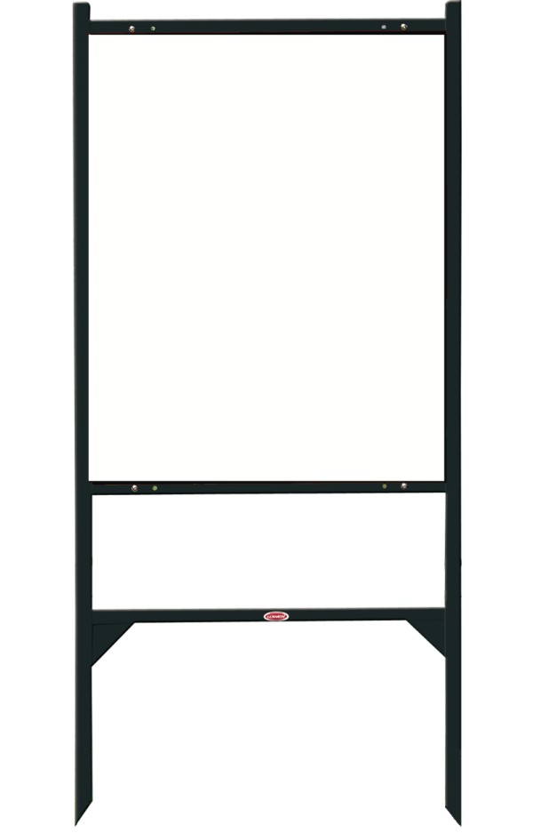 angle iron sign frame, 30h x 24w - Black