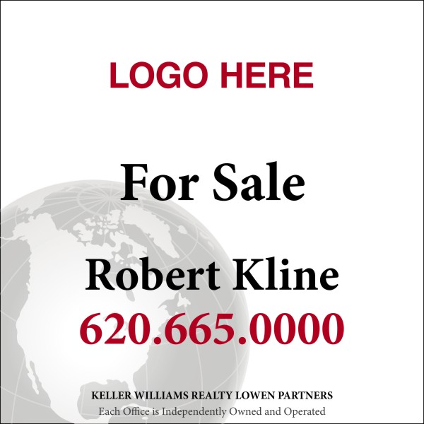 commercial sign panel, SF, 10mm corrugated plastic 48h x 48w