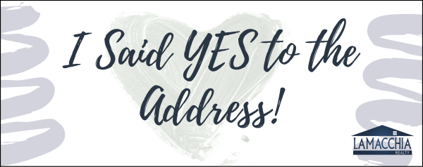 I Said Yes to the Addess Sign Riders, 12h x 30w, 4mm corrugated plastic