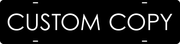 Custom Sign Rider, 6h x 24w, Steel