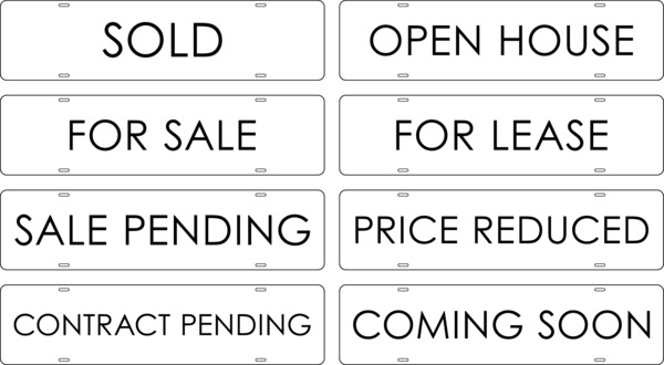 Message Sign Riders, 6h x 24w, Steel