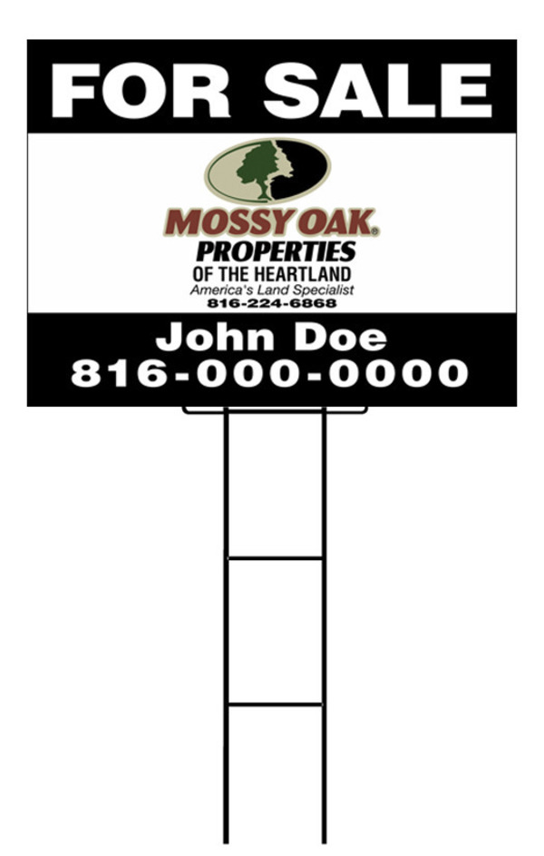 Wire Stake and Agent Sign Panel Unit, Corrugated 10mm, 18h x 24w