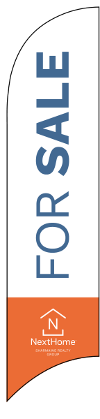 For Sale Feather Flag Only, 10-Foot- Printed on both sides