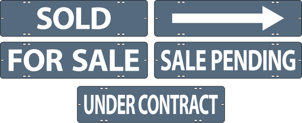 Message Sign Rider, 6h x 24w, Steel