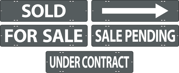 Message Sign Riders, 6h x 24w, Steel