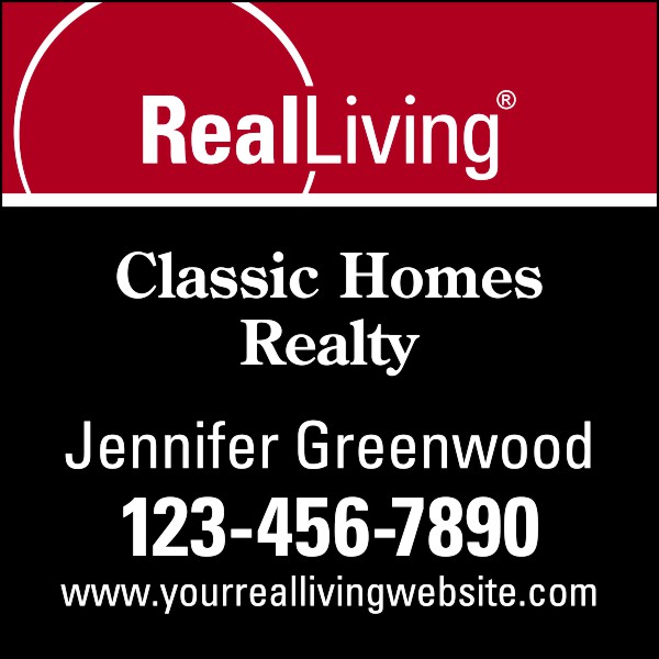 enhanced logo agent sign panel, 24 GA steel 24h x 24w