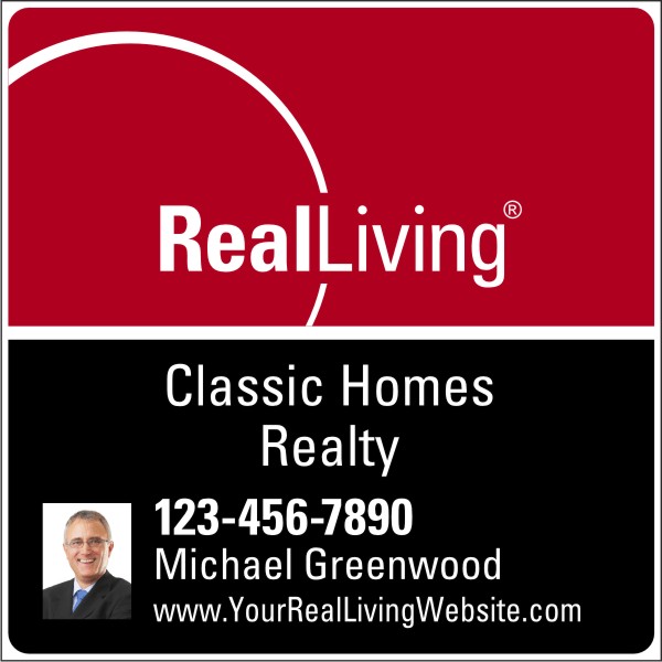 enhanced logo hanging photo sign panel, .150 polyethylene 24h x 24w